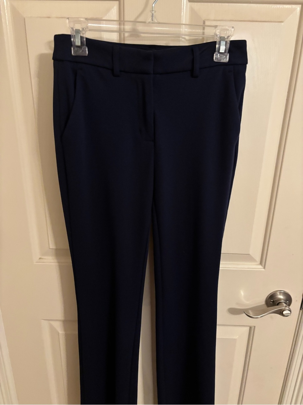 Simply Vera Vera Wang Navy Straight-Leg Dress Trousers